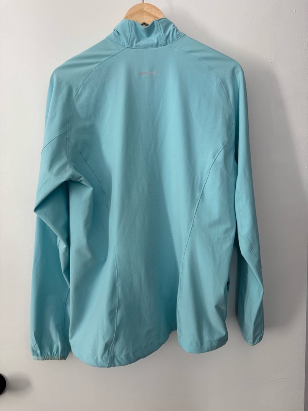 Patagonia Traverse Aqua Full Zip Lightweight Jacket Running Hiking Activewear - Picture 3 of 6